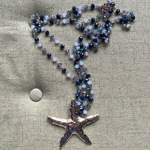 Beaded Starfish Necklace